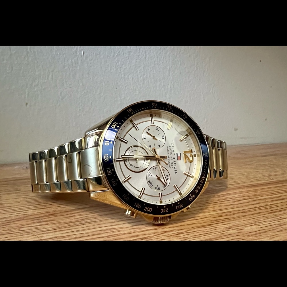 Tommy Hilfiger Multi-Function Gold Tone Stainless Steel Men’s Watch - 1791121